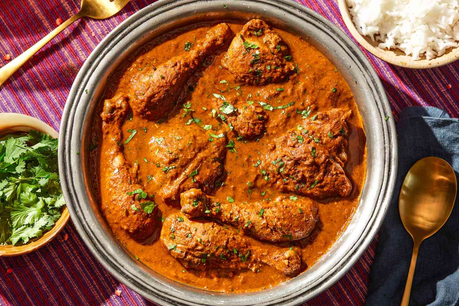 Spicy Indian Curry Recipe with Chicken website picture