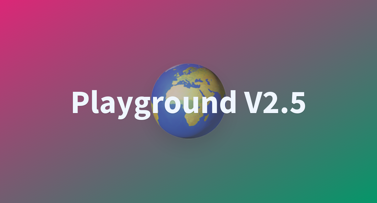 Playground V2.5 - a Hugging Face Space by playgroundai website picture