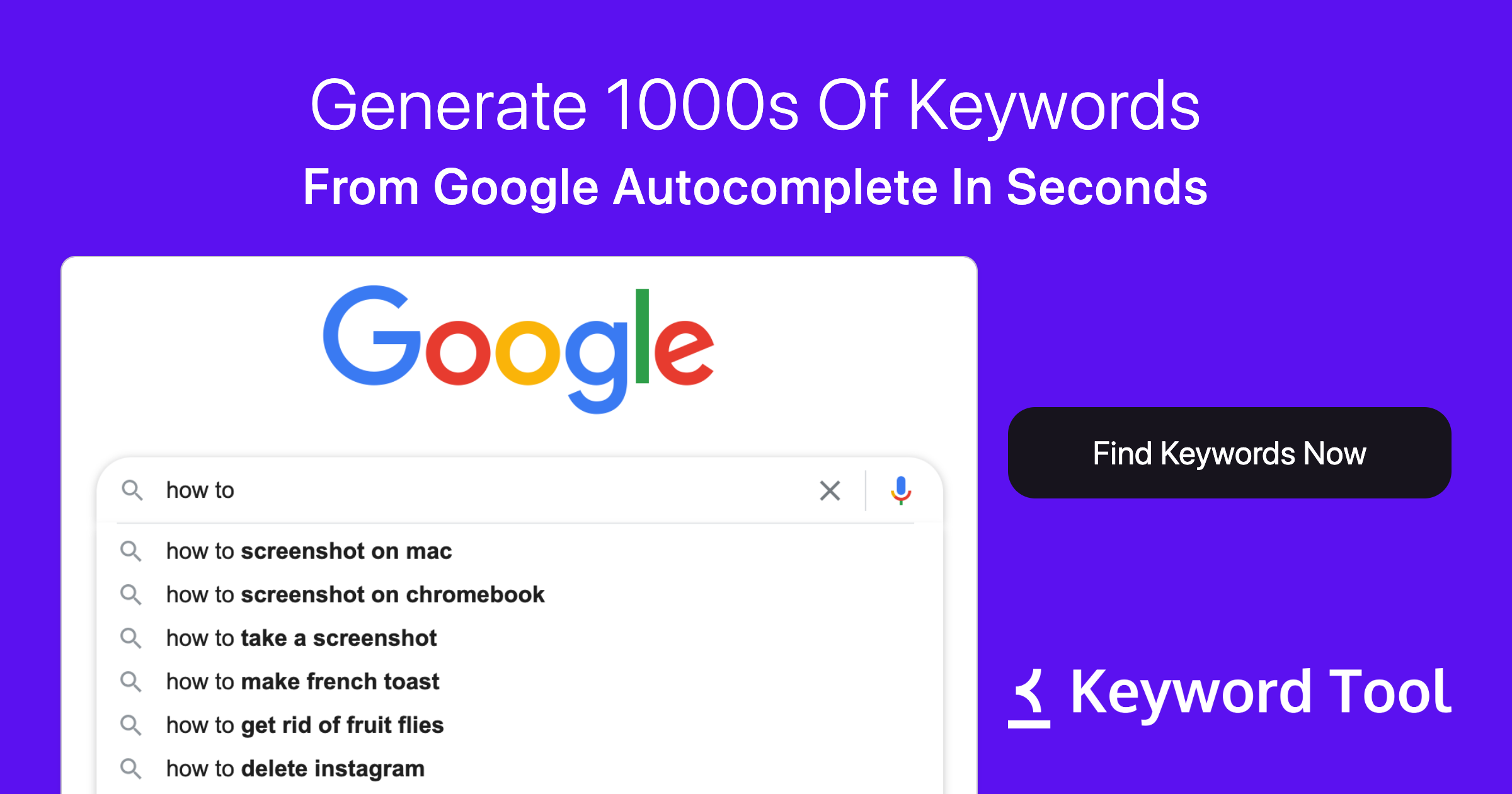 Keyword Tool ⚠️ Google Keyword Planner【Search FREE】 website picture