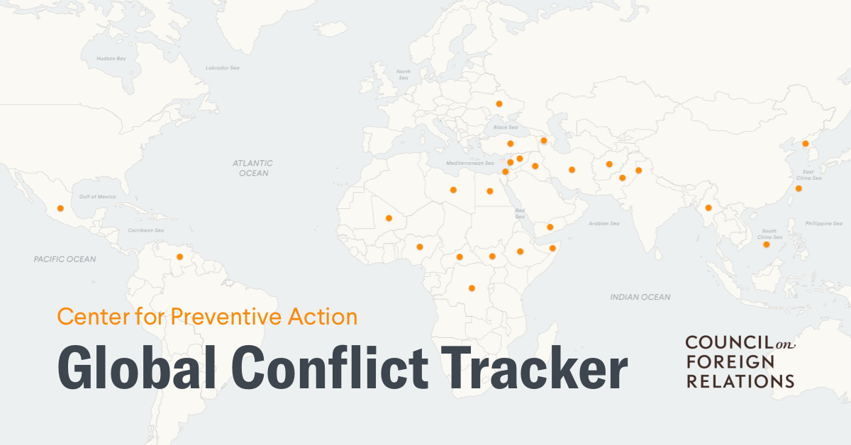 Global Conflict Tracker l Council on Foreign Relations website picture