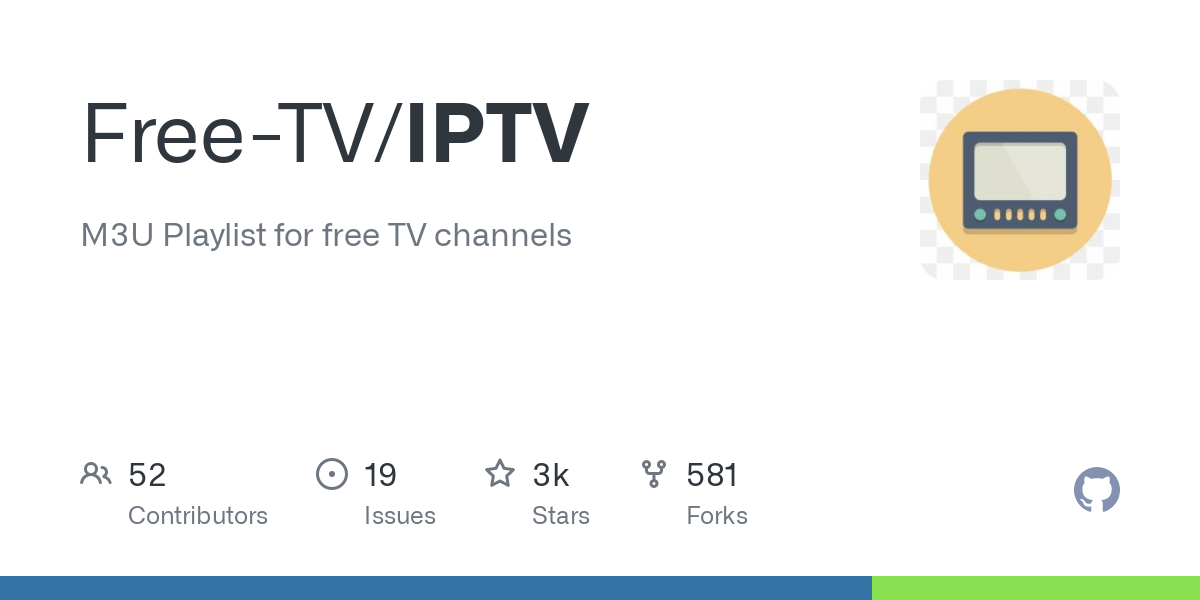 GitHub - Free-TV/IPTV: M3U Playlist for free TV channels website picture