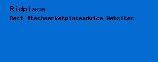 public bookmarks #techmarketplaceadvice