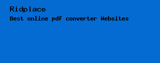 public bookmarks online pdf converter
