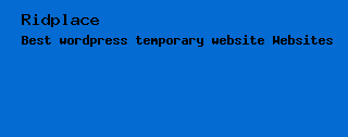 public bookmarks wordpress temporary website
